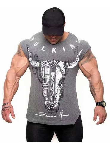 Playera Camiseta Deportiva Gym Tank Top Fit Para Hombre