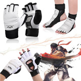 Kit De Equipo Taekwondo Proteccion Boxeo Empeine Y Guantes