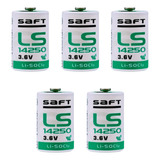 Ls14250 Marca Saft  3.6 Volts 1.2 Ampers 5 Piezas