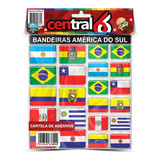 Cartela Bandeiras América Do Sul Bycristo Triciclo Star Ii