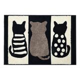 Zebrasmile Alfombra De Baño Para Gatos Antideslizante