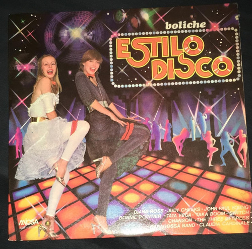 Boliche Estilo Disco Lp Compilado Vinilo  1979 Liniers 