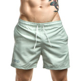 Malla Short De Baño De Hombre Liso Marca Pineapple Bay