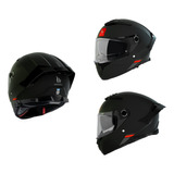 Casco Gp Para Moto Mt Helmets Thunder 4 Sv Certificado 