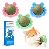 Juguete Gato Catnip Para Lamer, Limpiar Dientes, Giratorio