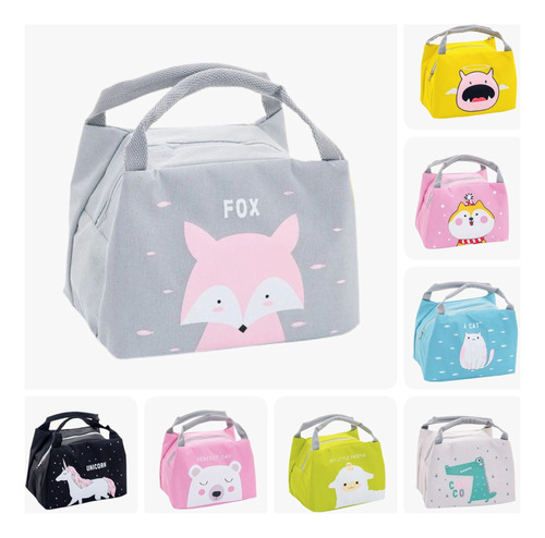 Lunchera Vianda Térmica Kawaii Infantil Escolar 