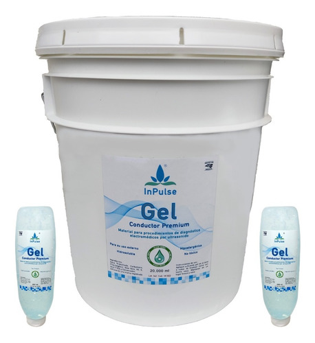 Gel Conductor Ultrasonido Premium Cubeta 20 L