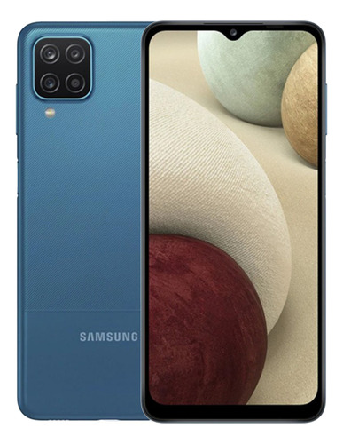 Galaxy A12 128gb Azul - Reacondicionado