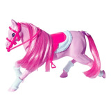 Cavalo Fashion Rosa Com Acessórios - Líder Brinquedos