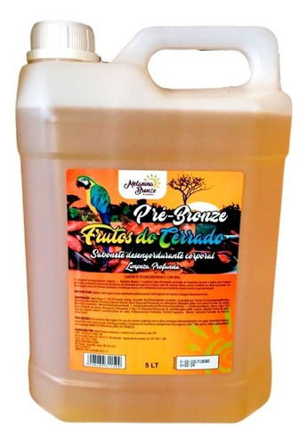 Sabonete Pré Bronze Frutos Do Cerrado 5 L Melanina Bronze