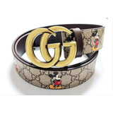 Hermosa Correa Cinturon Gucci M. Mouse Para Hombre Y Mujer 