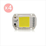 Pack 4 Led Cob 50w Smart Driver! Proyectos Diy O Reparación