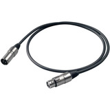 Cable De Micrófono Proel Bulk250lu1 Xlr-xlr 1mt Italiano