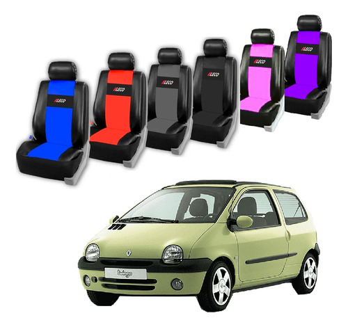 Fundas Cubre Asientos Auto Cuero Ecologico Renault Twingo