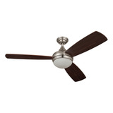 Ventilador De Techo Barlovento 3 Aspas Niquel 52 Pul Coolfan