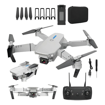 Mini Drone Con Cámara Cuadricoptero Control Remoto Y Estuche Color Gris Kwala | MercadoLibre