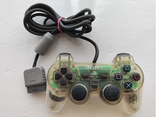 Control Analogo Original Sony Playstation 1 Dualshock Transp