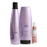 Kit Shampoo E Condicionador Liss Liso Duradouro + Serum Full