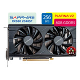 Placa De Vídeo Rx 580 2048sp 8g 256bits Gddr5 Platina V2