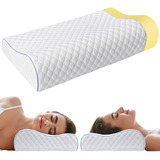 Almohadas Memory Foam Cervical Ortopedica Y Funda Queen Size