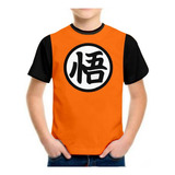 Camiseta Dragon Ball Criança Infantil Masculina Roupas Goku 