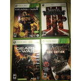 Cuatro Títulos De Gears Of War  Para Xbox 360 Y Xbox One