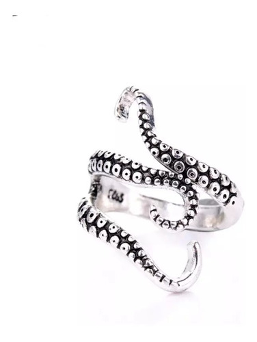 Anillo Pulpo Tentáculos De Pulpo Hombre Mujer