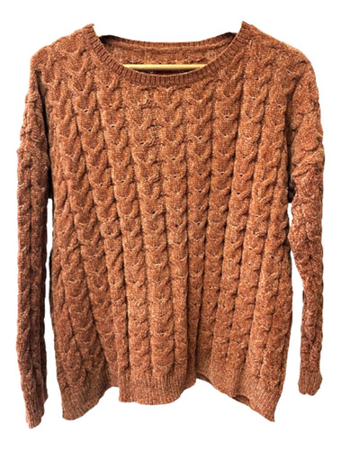 Sweater Tejido Ochos Amplio Chenille