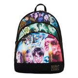 Mini Mochila Harry Potter Saga Loungefly Color Negro