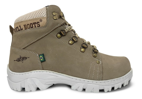 Bota Feminina Cano Curto Masculina Couro Adventure Trilha 