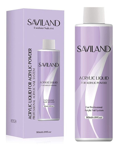 Saviland Monomer, Líquido Acrílico Para Uñas. 180 Ml