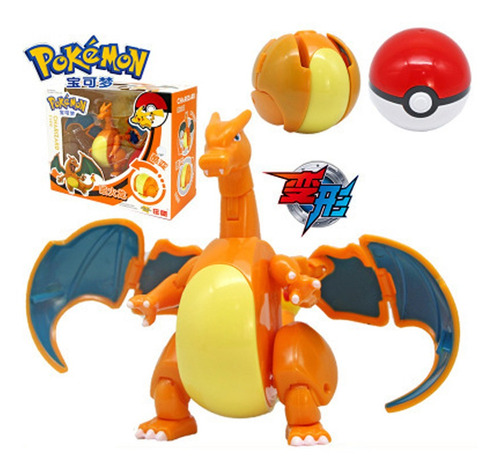 Figura De Acción Charizard Pokemon Pokeball Juguete, Origina