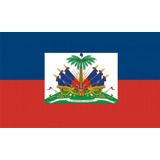 Bandera Haiti 1mtr X 1.5mtrs Poliester Estampado