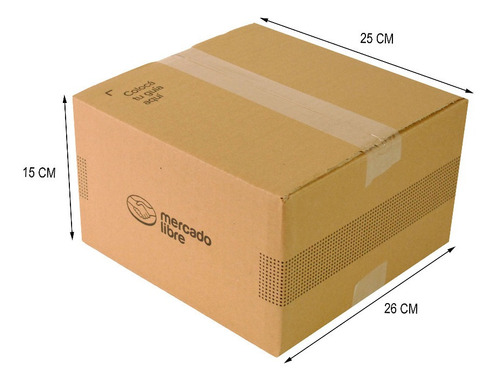 Caja Carton E-commerce 26x25x15 Cm Paquete 10 Piezas C05