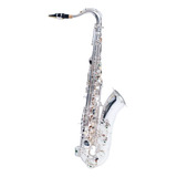 Saxofón Tenor Silver Alta Calidad Kit Completo Aureal Ats1