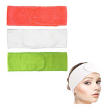 Vincha Toalla Kit X 3 Spa Make Up Cosmetologia Skincare