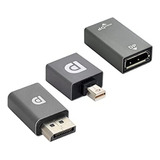 Adaptador Mini Dp A Dp Para Pc, Laptop Y Tv - 4k 60hz - 3 Pi