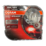 Juego Bombillos Osram Aleman H4 Night Breaker Silver 12v 60w