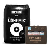 Sustrato Profesional Biobizz Light Mix + Try Pack Hydro