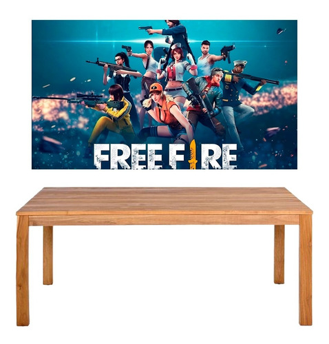 Painel Free Fire Festa Banner 150x100cm