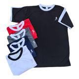 Kit 5 Camisetas Dry Fit Camisas Masculinas Academia Treino