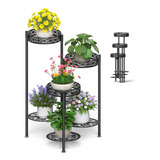 Nidouillet Soporte De Metal Para Plantas, Estante Plegable D