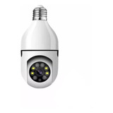 Camera Lâmpada Espia Wifi Ip Segurança Panoramica Giratoria