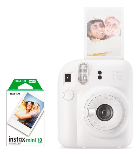 Kit Câmera Fujifilm Instax Mini 12 + Filme Instax 10 Poses