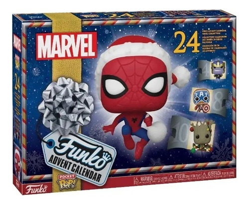 24 Sorpresas Calendario Pop De Adviento Marvel 