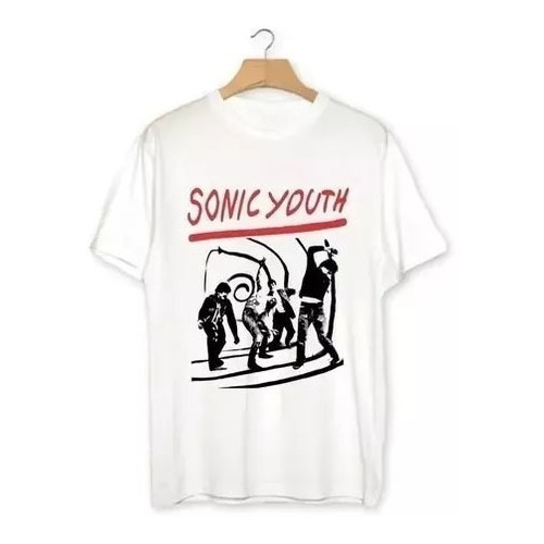Camiseta Com Estampa Sonic Youth Master Dick