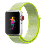 Correa Nylon Compatible Iwatch Apple Watch 42/44/45mm Verde