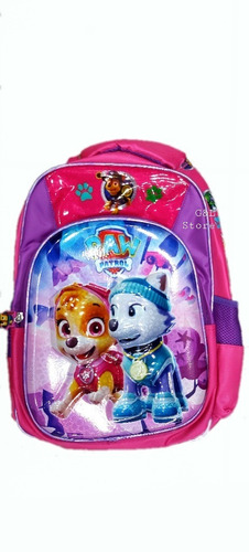 Morral Maleta Bolso Paw Patroll Sky Y Everest Grande Escolar