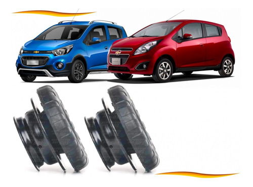 Par Cazoletas Delantera Chevrolet Spark Gt 2011 2018 + Rodam