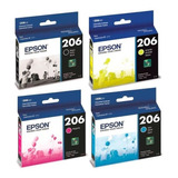 Cartuchos Epson Kit T206120 T206220 T206320 T206420 Xp2101